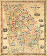 Georgia Map By James R. Butts