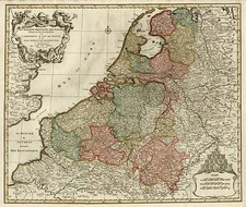 Europe and Netherlands Map By Jan Barend Elwe