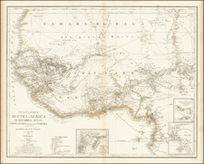 West Africa Map By Heinrich Kiepert