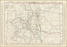 Colorado and Colorado Map By George F. Cram