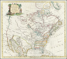 United States and North America Map By Thomas Conder