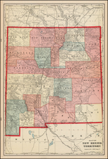 Southwest Map By George F. Cram