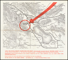 California and Other California Cities Map By Norton Allen