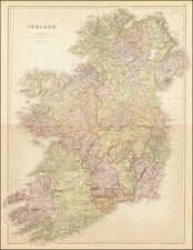 Ireland Map By Edward Weller