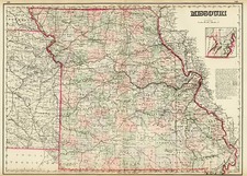 Midwest Map By O.W. Gray