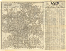 Los Angeles Map By E.F. Hill