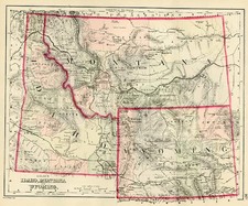 Plains and Rocky Mountains Map By O.W. Gray
