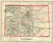 Southwest and Rocky Mountains Map By O.W. Gray