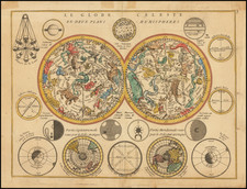 Celestial Maps Map By George Louis Le Rouge