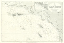 California, Los Angeles and Other California Cities Map By British Admiralty