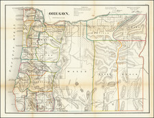 Oregon Map By General Land Office