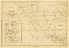 South, Texas, Plains, Southwest, Rocky Mountains, Mexico, Baja California and California Map By Juan Corradi