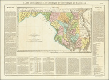 Maryland Map By Jean Alexandre Buchon