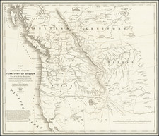 Rocky Mountains, Idaho, Montana, Wyoming, Pacific Northwest, Oregon and Washington Map By Washington Hood