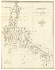 [Nevada and parts of California, Utah and Arizona] Explorations and Surveys South of Central Pacific R.R. . . . Preliminary Topographical Map Map Embracing in Skeleton a Portion Only of the Notes from Surveys . . . 1871  (with original text)