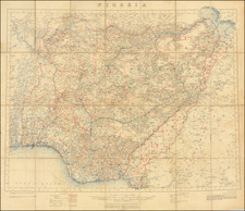 West Africa Map By War Office