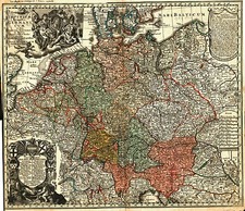 Europe, Europe, Netherlands, Baltic Countries and Germany Map By Matthaus Seutter