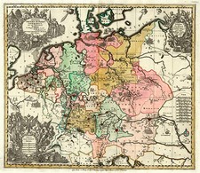 Europe, Europe, Netherlands, Baltic Countries and Germany Map By Matthaus Seutter