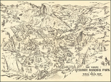 Pictorial Maps and Yosemite Map By C. Barnes