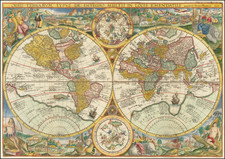 World Map By Petrus Plancius