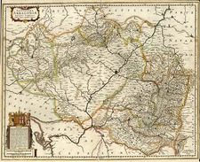 Europe and Spain Map By Henricus Hondius