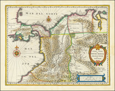 Colombia Map By Willem Janszoon Blaeu