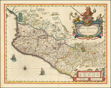 Mexico Map By Willem Janszoon Blaeu