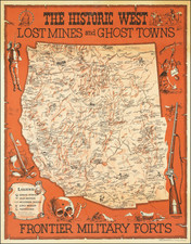 Southwest, Rocky Mountains and Pictorial Maps Map By Andy Dagosta