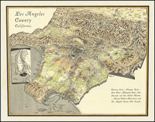 Pictorial Maps and Los Angeles Map By Gerald  Allen Eddy