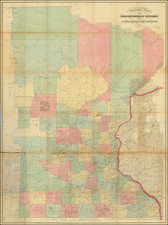 Minnesota and Wisconsin Map By Joseph Sewall