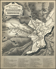 Pictorial Maps and Philadelphia Map By Ernest Hamlin Baker