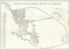 [Pompei]  Nuova Pianta Degli Scavi di Pompei By Victor Steeger