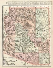 Southwest Map By George F. Cram