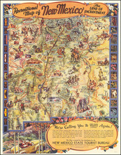 New Mexico and Pictorial Maps Map By Wilfred Stedman