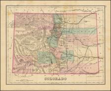 Colorado and Colorado Map By O.W. Gray