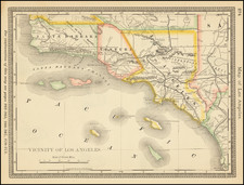 California and Los Angeles Map By Rand McNally & Company