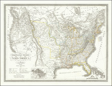 Die Vereinigten Staaten von Nord-America . . . 1841 (Republic of Texas shown) By Carl Ferdinand Weiland