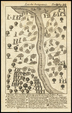 Michigan and Wisconsin Map By Baron de Lahontan