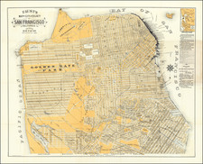 San Francisco & Bay Area Map By H.W.  Faust