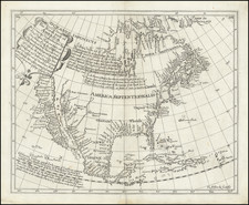 Southeast, North America and California as an Island Map By Henry Briggs