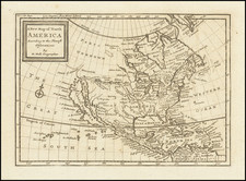 North America and California as an Island Map By Herman Moll