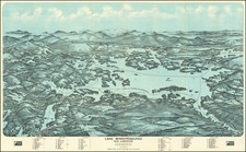 New Hampshire and Pictorial Maps Map By George H. Walker & Co.