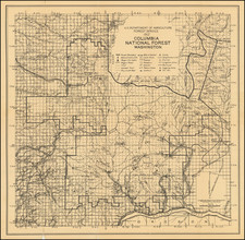 Washington Map By U.S. Department of Agriculture