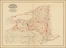 New York State Map By Asher & Adams