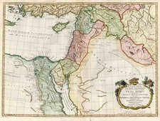 Europe, Mediterranean, Asia, Middle East, Holy Land and Balearic Islands Map By John Blair