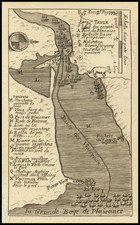 Eastern Canada Map By Baron de Lahontan