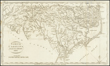 North Carolina Map By John Payne