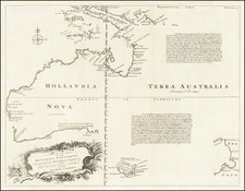 Australia and New Zealand Map By Emanuel Bowen