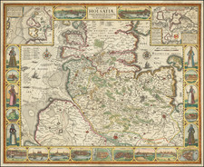 Norddeutschland Map By Claes Janszoon Visscher