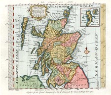 Europe and British Isles Map By Emanuel Bowen